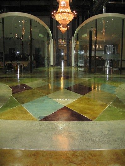patterned concrete